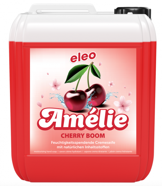 Amélie feuchtigkeitsspendende Cremeseife Cherry Boom mit Kirsch-Duft
