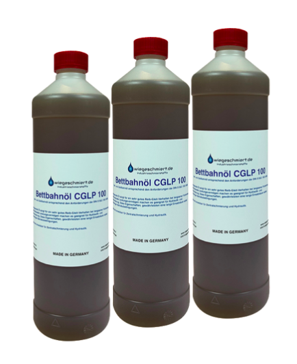 Bett- und Gleitbahnöl CGLP ISO VG 100 (3 x 1 Liter Flasche)