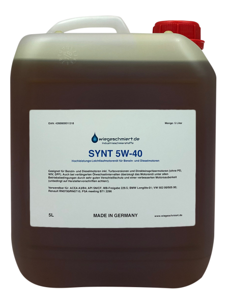 SYNT 5W-40 Motorenöl