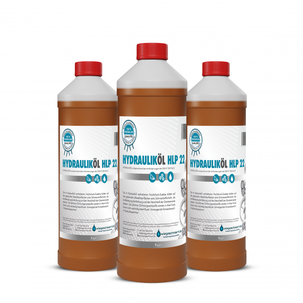 Hydrauliköl HLP 22 (3 x 1 Liter Flasche)