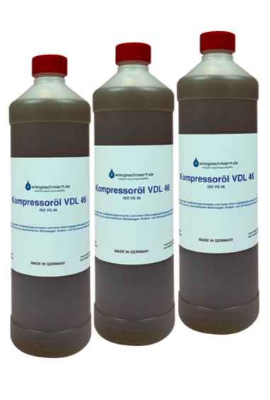 Kompressoröl VDL 46 (3 x 1 Liter Flasche)