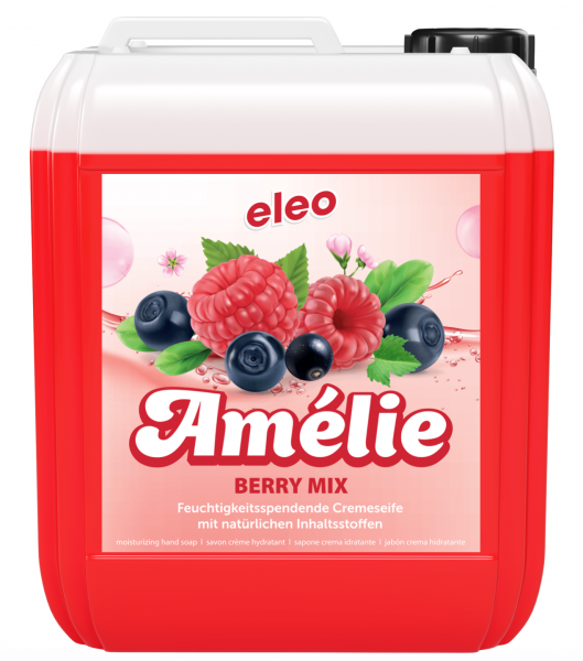 Amélie feuchtigkeitsspendende Cremeseife Berry-Mix mit Beerenduft