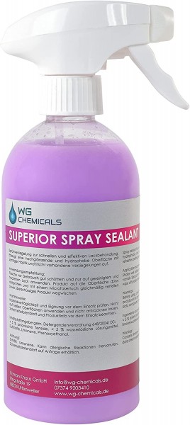 WG CHEMICALS Superior Spray Sealant