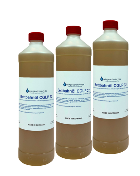 Bett- und Gleitbahnöl CGLP ISO VG 32 (3 x 1 Liter Flasche)